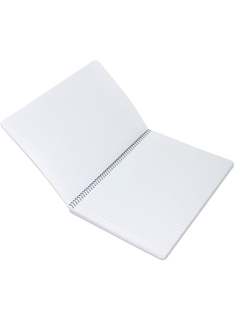 FIS Hard Cover Notebook Single Line, A4, 100 Sheets Pack of 5 -FSNBA419-01 - Image 3